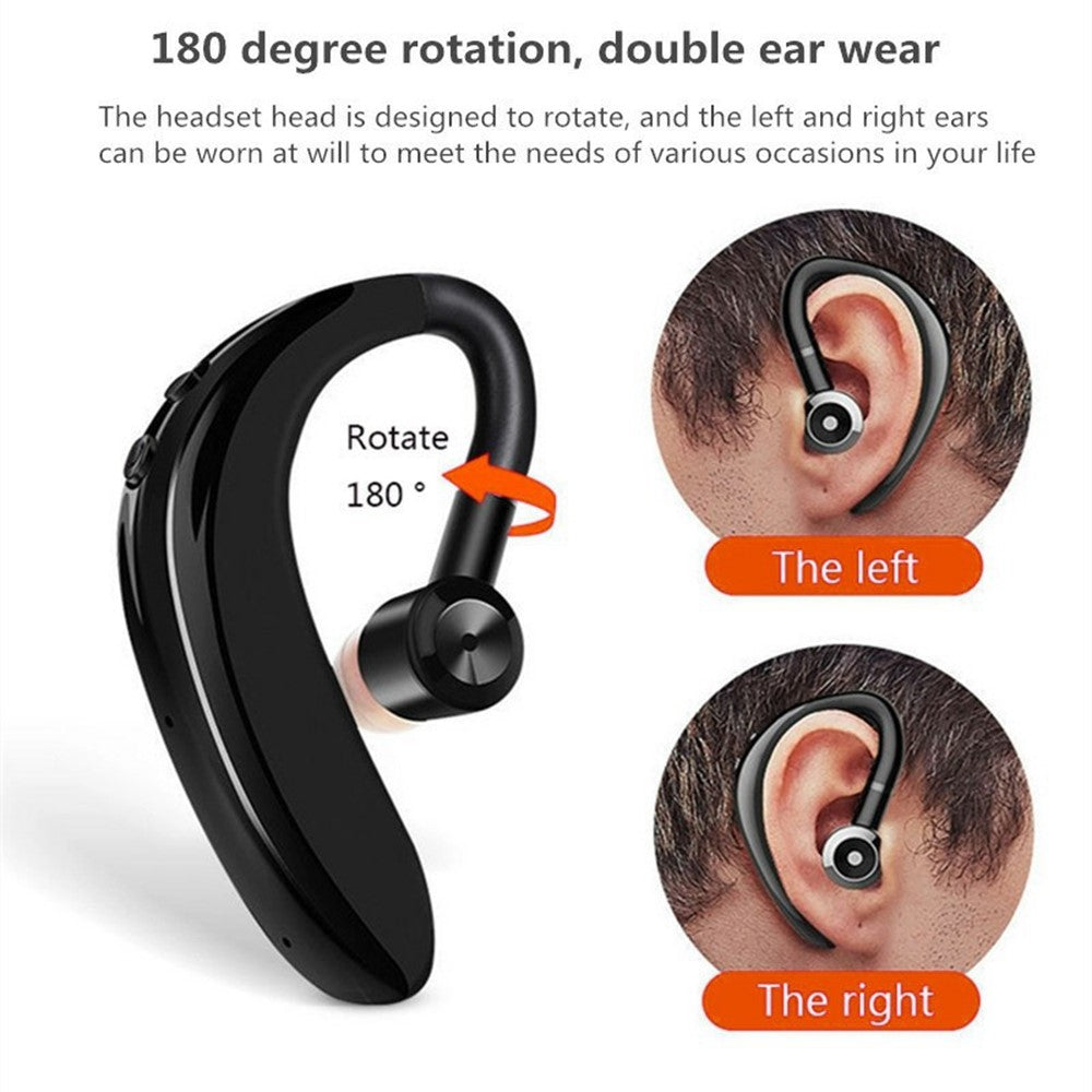 10m Bluetooth-Compatible Rotating Earhook Headphone 180° Rotatable Wireless Sports Earbud