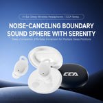 CCA Sleep Smart ANC Noise Cancelling Earbuds 6mm Dynamic Driver In-Ear Bluetooth-Compatible 5.4 Stereo Sleep Earphones