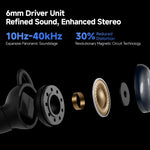 CCA Sleep Smart ANC Noise Cancelling Earbuds 6mm Dynamic Driver In-Ear Bluetooth-Compatible 5.4 Stereo Sleep Earphones