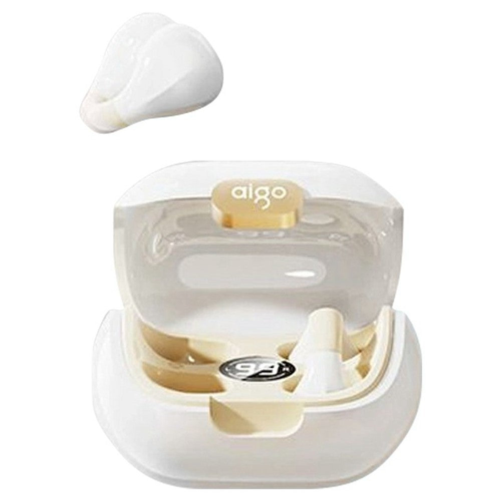 AIGO CJ155 Clip-On True Wireless Bluetooth-Compatible Earphones High Sound Earbuds with Charging Case