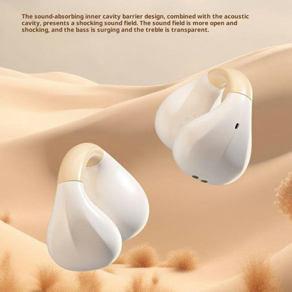 AIGO CJ155 Clip-On True Wireless Bluetooth-Compatible Earphones High Sound Earbuds with Charging Case
