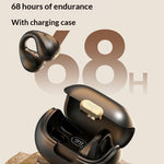 AIGO CJ155 Clip-On True Wireless Bluetooth-Compatible Earphones High Sound Earbuds with Charging Case