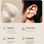 AIGO CJ155 Clip-On True Wireless Bluetooth-Compatible Earphones High Sound Earbuds with Charging Case