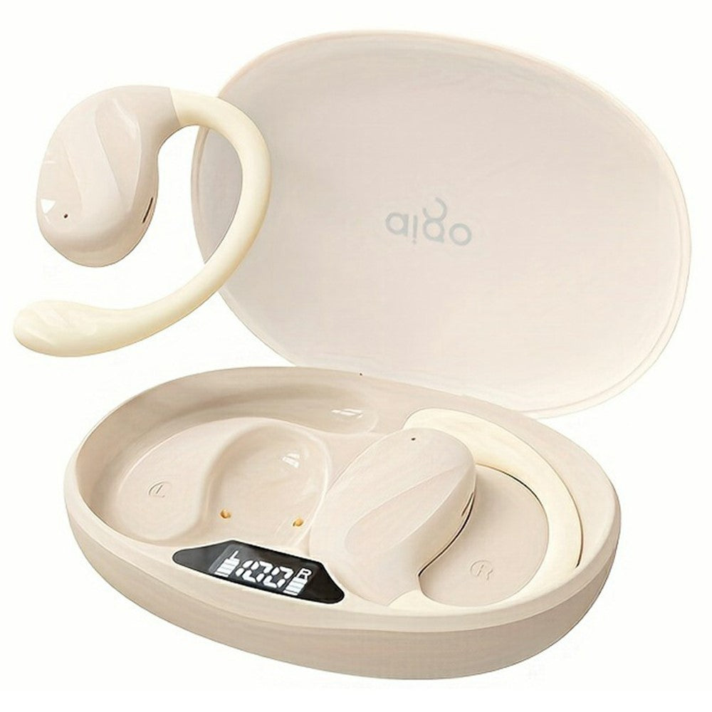 AIGO SJ225 Over-Ear Hook True Wireless Earphones Bluetooth-Compatible High Sound Earbuds with Charging Case