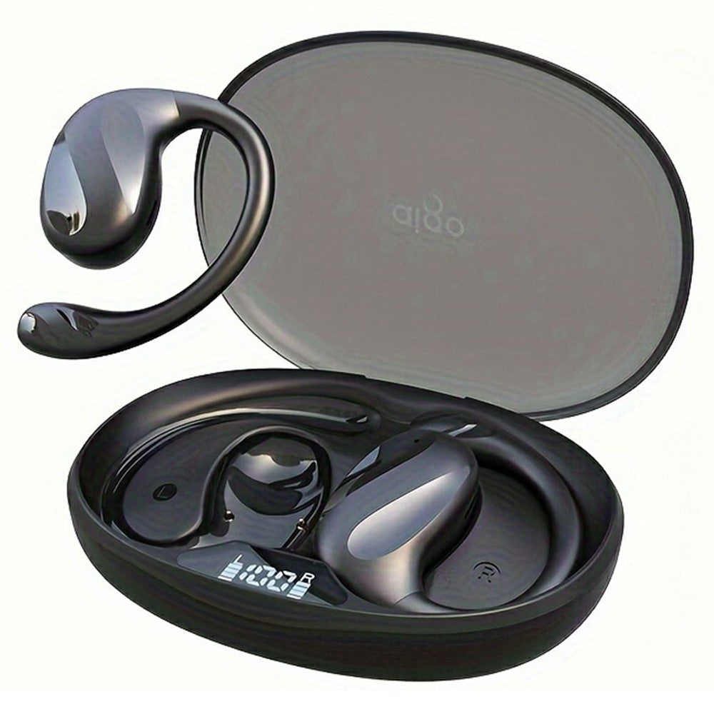 AIGO SJ225 Over-Ear Hook True Wireless Earphones Bluetooth-Compatible High Sound Earbuds with Charging Case