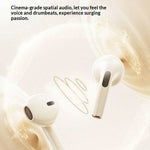 AIGO TJ07 Semi-In-Ear True Wireless Bluetooth-Compatible Earphones Smart Touch Earbuds with Charging Case