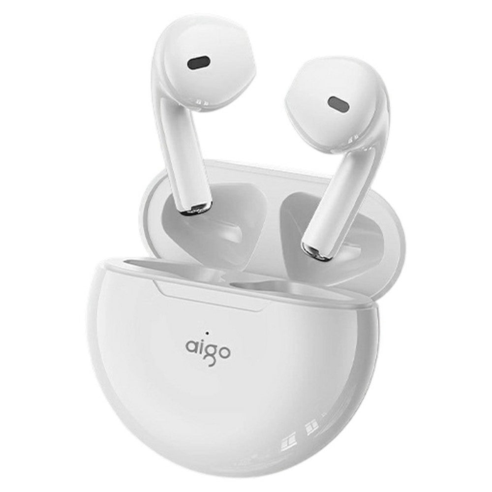 AIGO TJ07 Semi-In-Ear True Wireless Bluetooth-Compatible Earphones Smart Touch Earbuds with Charging Case