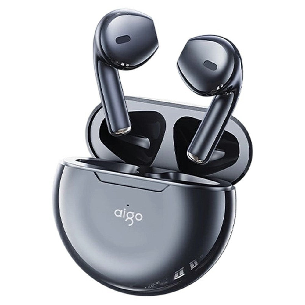 AIGO TJ07 Semi-In-Ear True Wireless Bluetooth-Compatible Earphones Smart Touch Earbuds with Charging Case