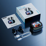 LX-21 Pro Open Ear Clip-on Wireless Earbuds Stereo Sound Bluetooth-compatible Earbuds with LED Display Charging Case