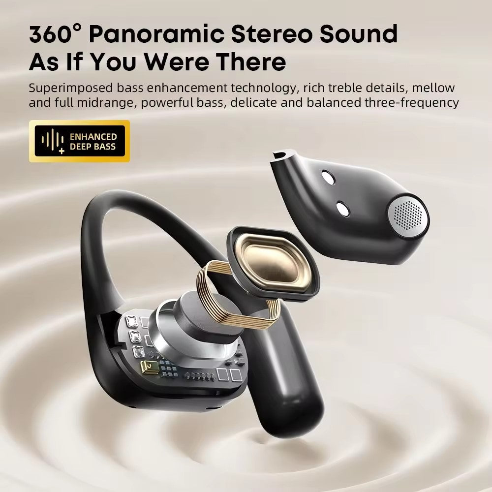 LANGSDOM TE09 Wireless Earphones OWS Ear-Hook Earbuds for Music / Calls