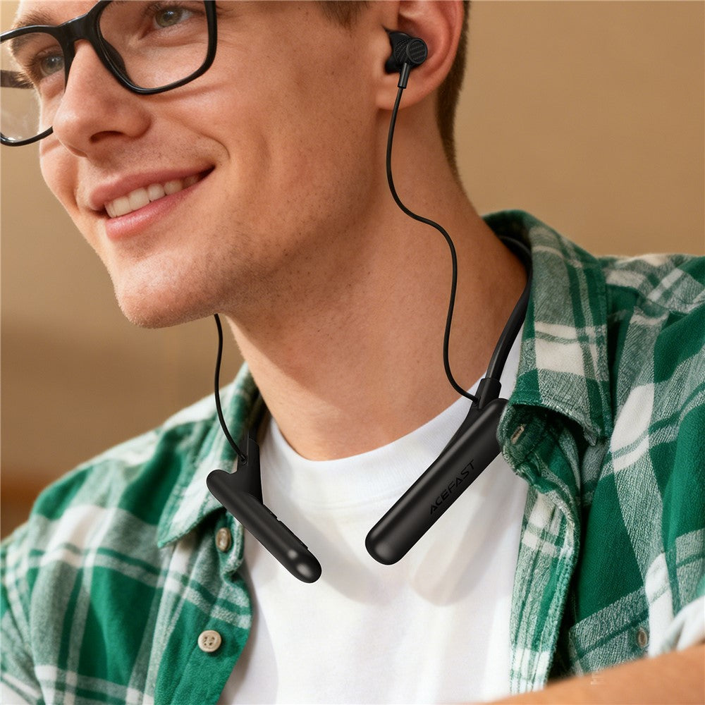 ACEFAST N8 Neck Hanging Wireless Earphones IPX4 Waterproof LED Display Bluetooth-compatible Earphones