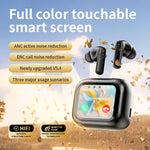 LX-10 Smart Translation Earbuds ANC + ENC Noise Cancelling Bluetooth-compatible Earbuds with Color Screen Charging Case