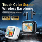 LX-10 Smart Translation Earbuds ANC + ENC Noise Cancelling Bluetooth-compatible Earbuds with Color Screen Charging Case
