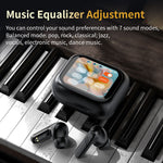 LX-10 Smart Translation Earbuds ANC + ENC Noise Cancelling Bluetooth-compatible Earbuds with Color Screen Charging Case