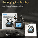 LX80 Bluetooth-compatible Translator Earbuds AI Real-Time Multi-Language Translation Hook Earbuds