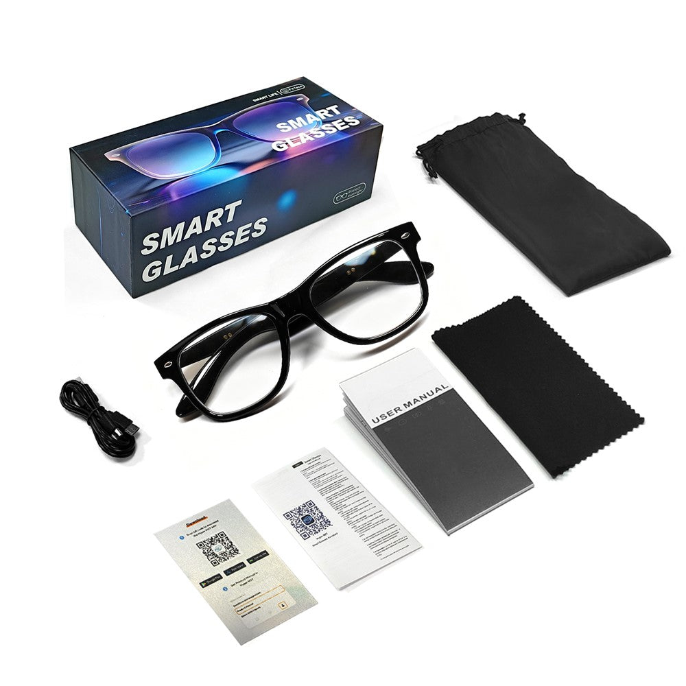 F60 AI Translation Touch Control Bluetooth-compatible Music Glasses Hands Free Calling Smart Eyewear
