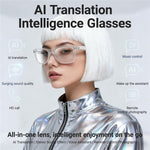 F60 AI Translation Touch Control Bluetooth-compatible Music Glasses Hands Free Calling Smart Eyewear