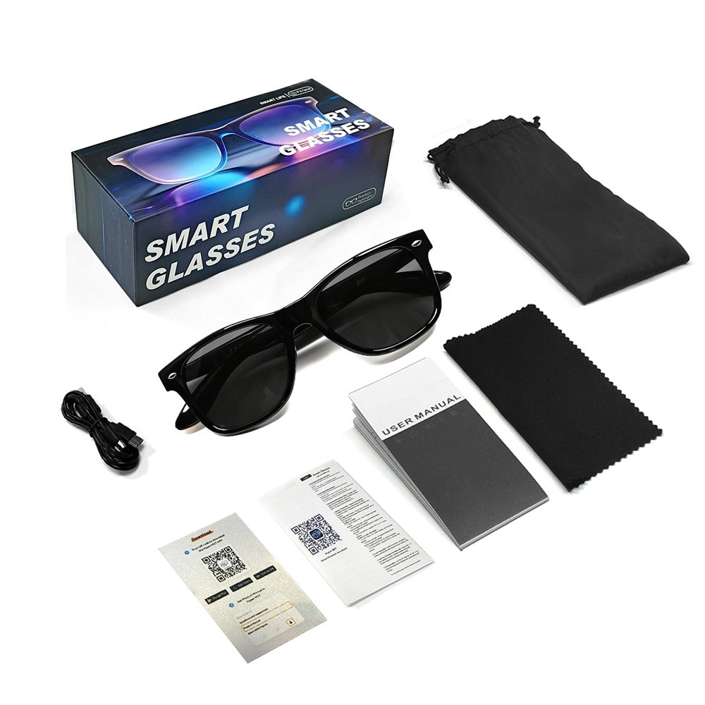 F60 AI Translation Touch Control Bluetooth-compatible Music Glasses Hands Free Calling Smart Eyewear