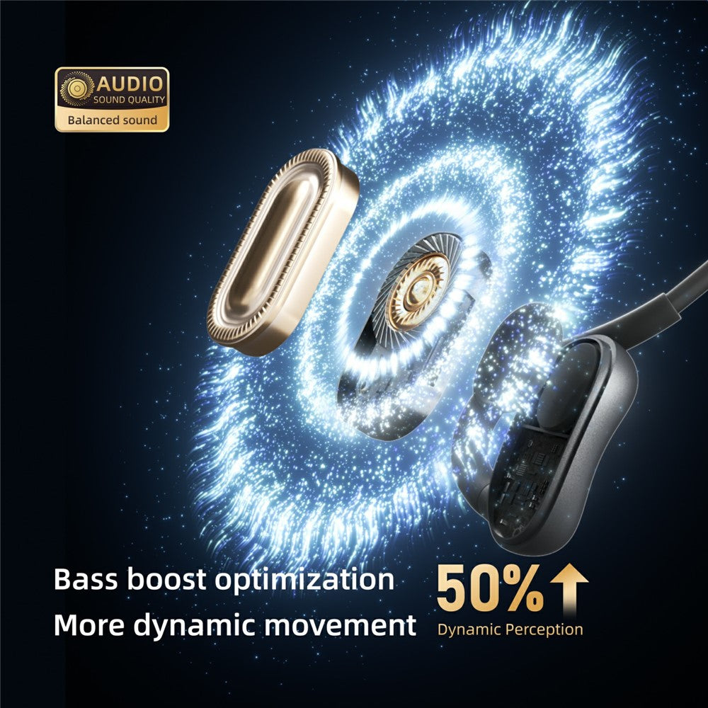 F25B IPX7 Waterproof Sports Headphones Air Conduction Wireless Bluetooth-Compatible OWS Earphones