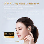 F20 Open Ear Hook OWS-øretelefoner Trådløse sports-ANC-støjreducerende Bluetooth-kompatible hovedtelefoner