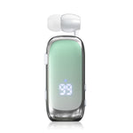 K88Pro Clip On Wireless Earphone Digital Display Bluetooth-Compatible 6.0 Business Lavalier Earbud