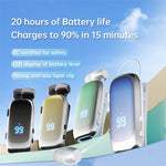K88Pro Clip On Wireless Earphone Digital Display Bluetooth-Compatible 6.0 Business Lavalier Earbud