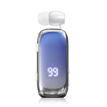 K88Pro Clip On Wireless Earphone Digital Display Bluetooth-Compatible 6.0 Business Lavalier Earbud