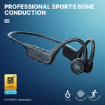 CAANKEI CBC15 Bone Conduction OWS Høretelefoner IP56 Vandtætte Åbne Sportsøretelefoner (uden hukommelse)