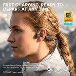 CAANKEI CBC15 Bone Conduction OWS Høretelefoner IP56 Vandtætte Åbne Sportsøretelefoner (uden hukommelse)