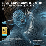CAANKEI CBC15 Bone Conduction OWS Høretelefoner IP56 Vandtætte Åbne Sportsøretelefoner (uden hukommelse)