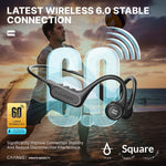 CAANKEI CBC15 Bone Conduction OWS Høretelefoner IP56 Vandtætte Åbne Sportsøretelefoner (uden hukommelse)