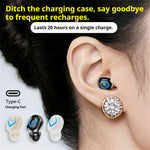 Invisible Single Ear Bluetooth-compatible 6.1 Earbud 20H Wireless Mini Sports Business In-ear Headphone