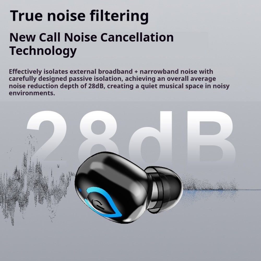 Invisible Single Ear Bluetooth-compatible 6.1 Earbud 20H Wireless Mini Sports Business In-ear Headphone