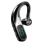 Single Ear Bluetooth-compatible 6.0 Ear Hook Earphone LED Display Noise Cancelling Wireless Business Sports Headphone