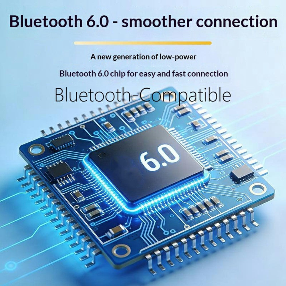 Single Ear Bluetooth-compatible 6.0 Ear Hook Earphone LED Display Noise Cancelling Wireless Business Sports Headphone