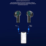 X39 ENC Noise Cancelling Mecha TWS Bluetooth-compatible Earbuds Gaming Music Dual Mode Wireless Earbuds