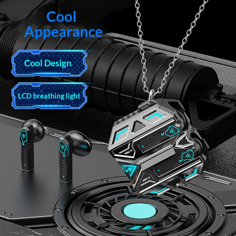 X39 ENC Noise Cancelling Mecha TWS Bluetooth-compatible Earbuds Gaming Music Dual Mode Wireless Earbuds