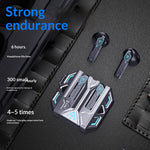 X39 ENC Noise Cancelling Mecha TWS Bluetooth-compatible Earbuds Gaming Music Dual Mode Wireless Earbuds