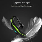 F600 Trådløs Bluetooth-kompatibel Ørekrog-øretelefon 200 timers standby 18 timers taletid Håndfri kørsel Forretning Sportshovedtelefon