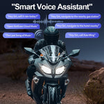 HENGJIANG A1 Motorcycle Helmet Earbuds with Hard Mic Bluetooth-compatible IPX7 Waterproof Headset (No Memory Card)