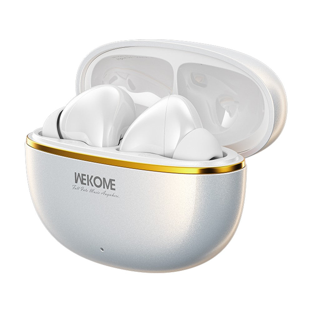 WEKOME WS-33 Trådlösa Bluetooth-kompatibla hörlurar med 13 mm drivrutiner, Hi-Fi-ljud, pekskärm och in-ear-hörlurar för musik