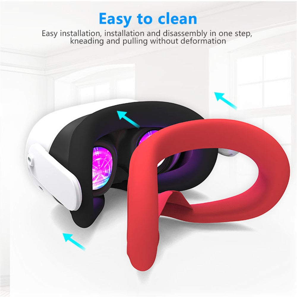 7 stk. Beskyttende silikone-etuisæt til Meta Quest 3S VR-headsetcontroller med anti-fald, stødabsorberende Wavepoint-design