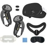 7 stk. Beskyttende silikone-etuisæt til Meta Quest 3S VR-headsetcontroller med anti-fald, stødabsorberende Wavepoint-design