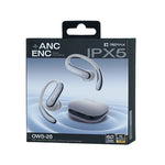 REMAX OWS-28 Open Ear Earhook Wireless Earbuds ANC ENC Noise Cancelling IPX5 Waterproof Headset for Sports