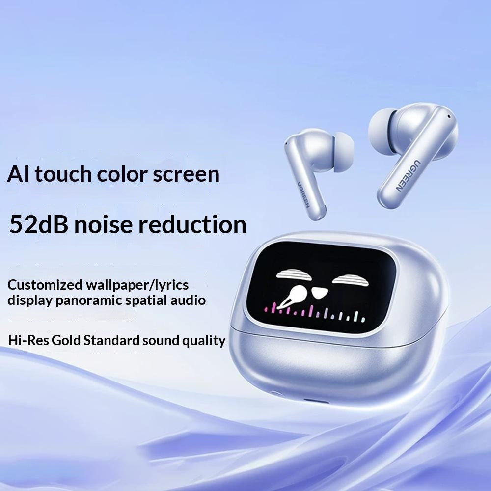 UGREEN WS211 HiTune T6 Magic In-Ear Bluetooth-kompatibla hörlurar ANC ENC brusreducerande smart pekskärmsheadset för spel och sport