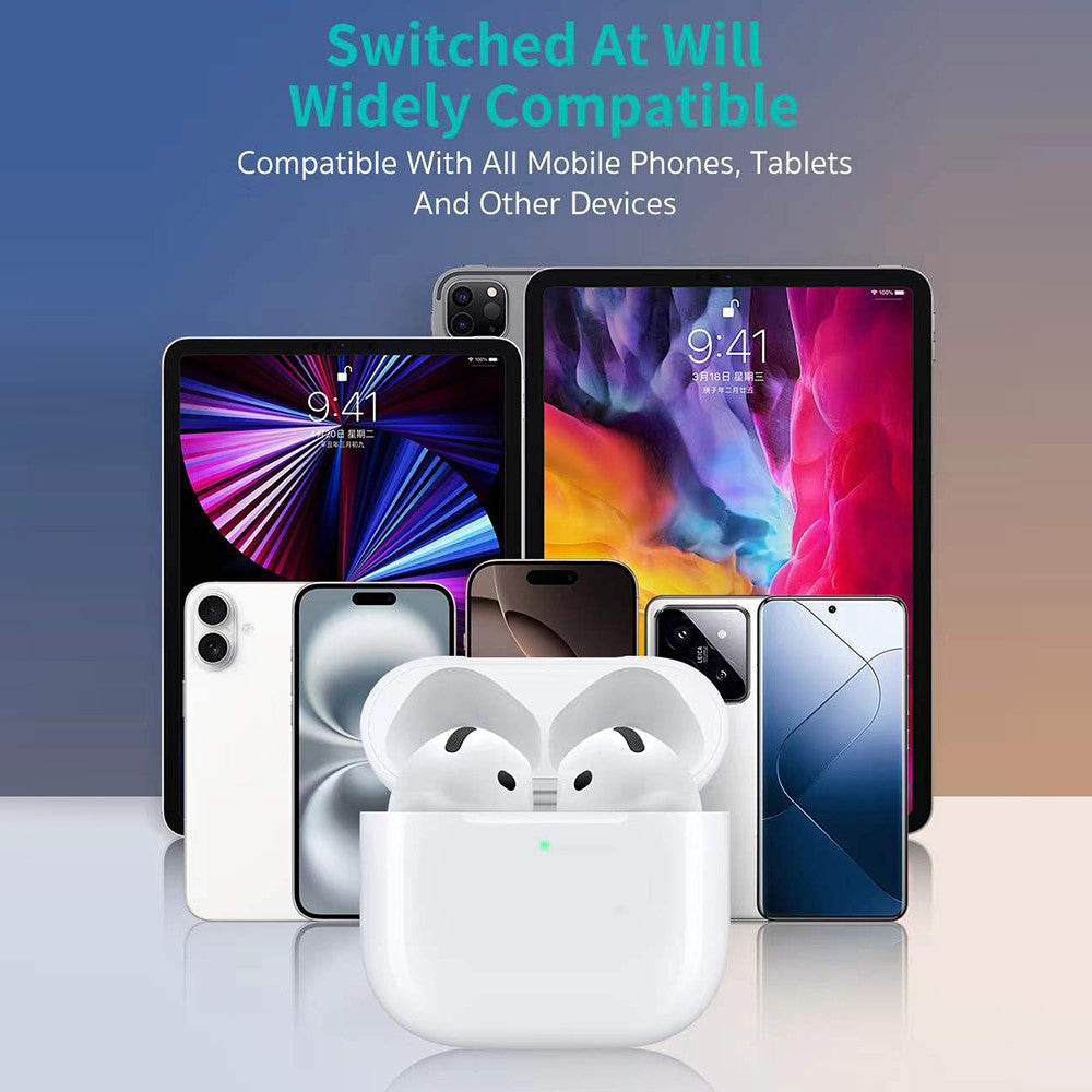 COTECI N4 Bluetooth-compatible Earbuds ANC Wireless Charging In-ear Detection TWS Earphones