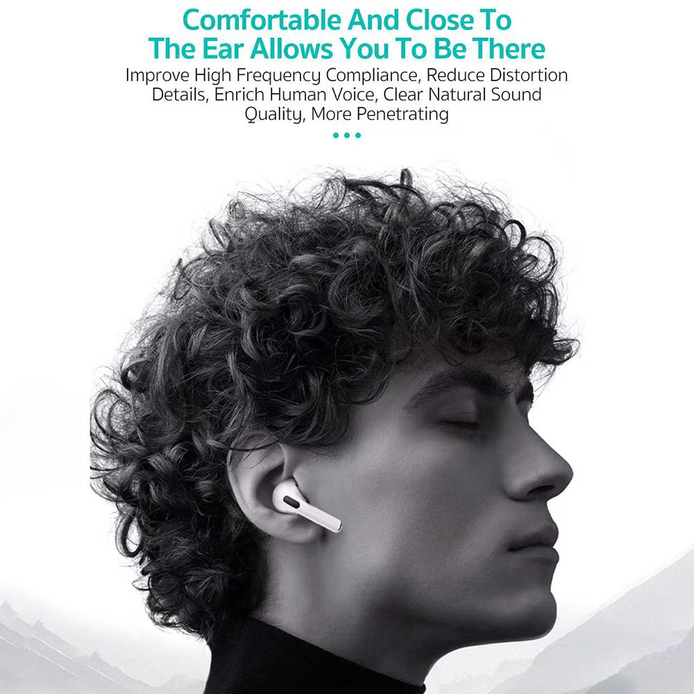 COTECI Smart Pods Pro2 TWS Bluetooth-compatible Earbuds Noise Cancelling USB-C Charging Earphones for Music