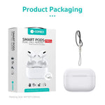 COTECI Smart Pods Pro2 TWS Bluetooth-compatible Earbuds Noise Cancelling USB-C Charging Earphones for Music