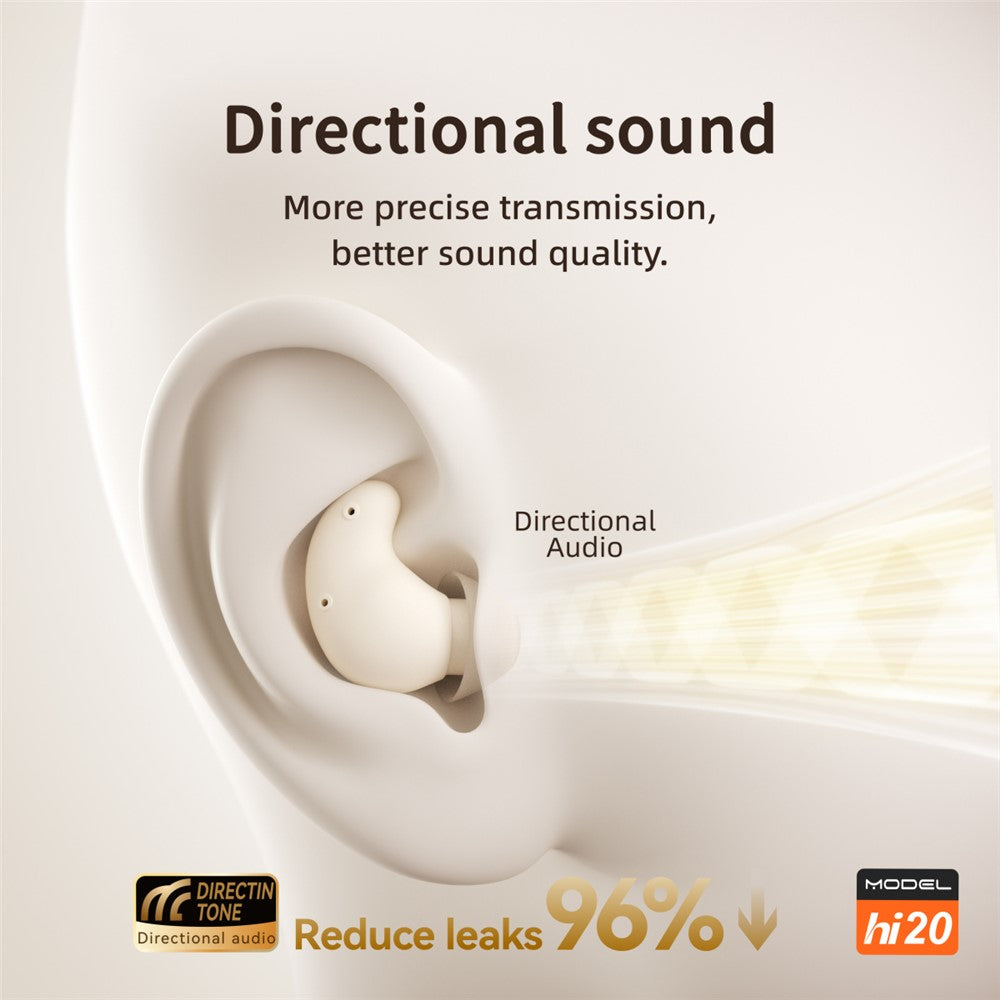 HILEO Hi20 White Noise Sleep Earbuds ANC Noise Cancelling Bluetooth-compatible TWS Earbuds