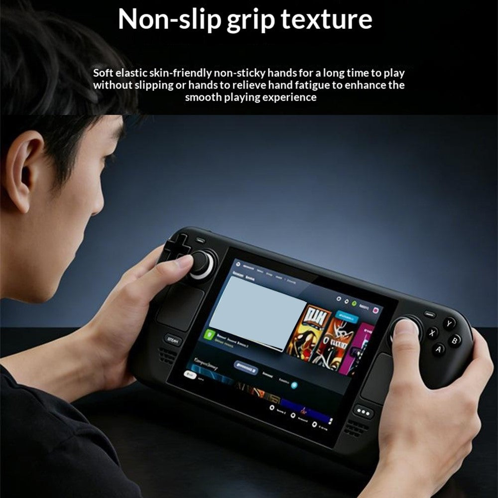 Til Steam Deck / Steam Deck OLED Silikoneetui 360 Graders Beskyttelse Skridsikkert Greb Stødsikkert Cover
